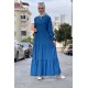 Moda Çizgi Tesettür Elbise
