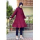 Moda Çizgi Desenli Tunik