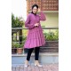 Moda Çizgi Desenli Tunik