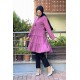Moda Çizgi Desenli Tunik