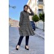 Moda Çizgi Desenli Tunik