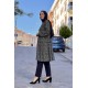 Moda Çizgi Desenli Tunik