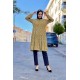 Moda Çizgi Desenli Tunik