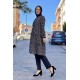Moda Çizgi Desenli Tunik