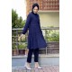Moda Çizgi Desenli Tunik