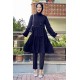 Moda Çizgi Desenli Tunik