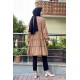 Moda Çizgi Desenli Tunik