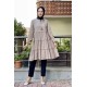 Moda Çizgi Desenli Tunik