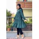 Moda Çizgi Desenli Tunik
