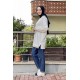 Moda Çizgi Desenli Tunik