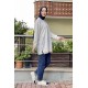 Moda Çizgi Desenli Tunik