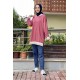 Moda Çizgi Desenli Tunik