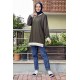 Moda Çizgi Desenli Tunik