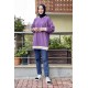 Moda Çizgi Desenli Tunik