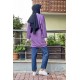 Moda Çizgi Desenli Tunik