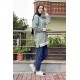 Moda Çizgi Desenli Tunik