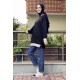 Moda Çizgi Desenli Tunik