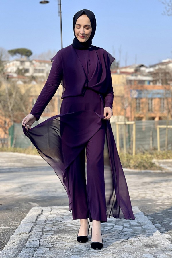 Moda Çizgi Tesettür Tulum