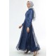 Simli Tül Prenses Model Abiye MC0707