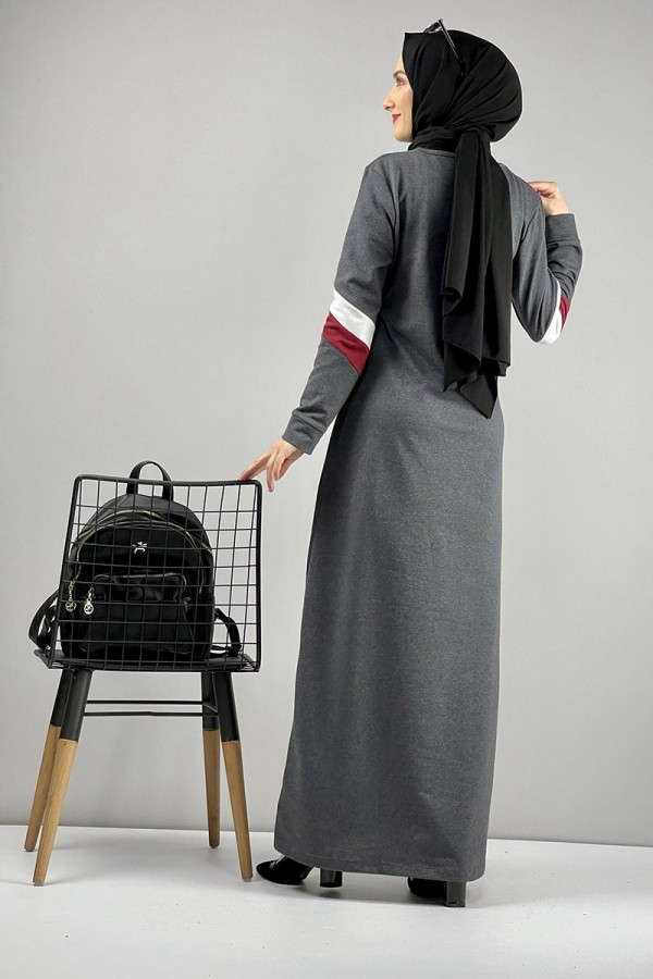 Moda Çizgi Tesettür Elbise