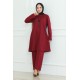 takım elbise bordo 107