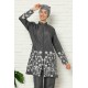Moda Çizgi Tam Tesettür Çiçek Baskılı Mayo 31026
