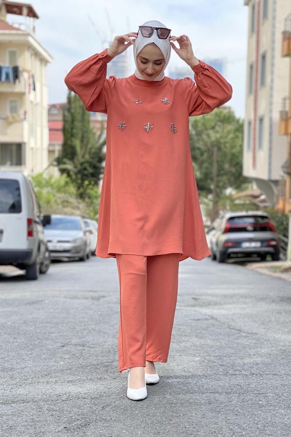 Moda Çizgi Tesettür Takım