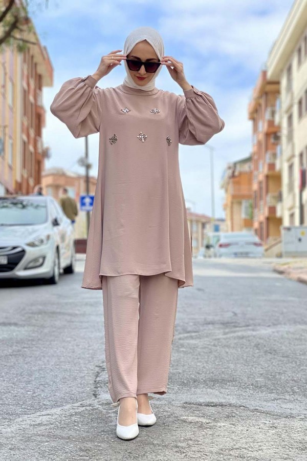 Moda Çizgi Tesettür Takım