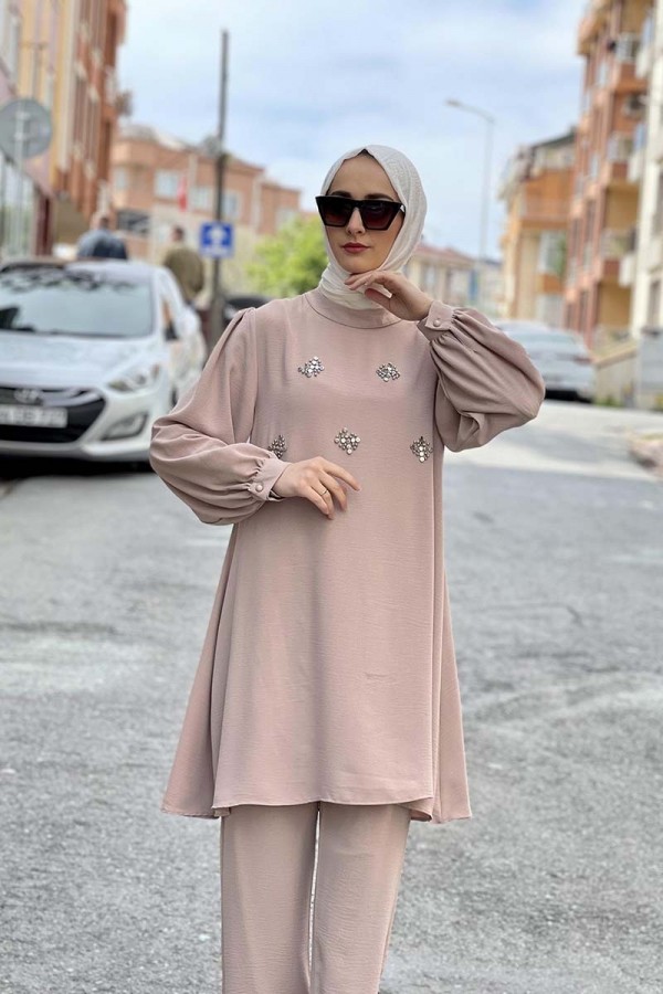 Moda Çizgi Tesettür Takım