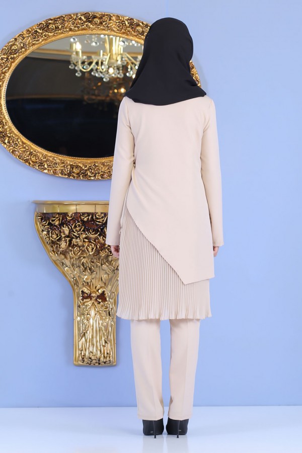 Tesettür Tunik Pantolon Taş  1188
