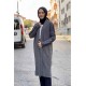 Moda Çizgi Triko Hırka
