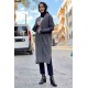 Moda Çizgi Triko Hırka