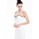 Uzun Beyaz Abiye Elbise N48175