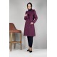 Moda Çizgi Desenli Tunik