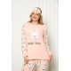 Welsoft Polar Kadın Manşetli Pijama Takımı 8417
