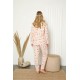 Welsoft Polar Kadın Manşetli Pijama Takımı 8417