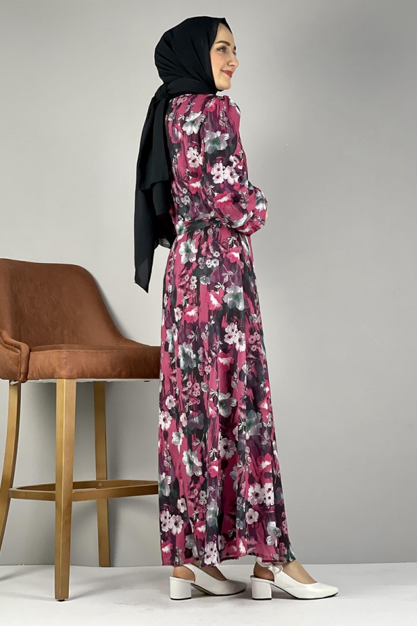 Moda Çizgi Tesettür Elbise
