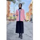 Moda Çizgi Triko Hırka