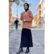 Moda Çizgi Triko Hırka