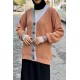 Moda Çizgi Triko Hırka
