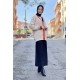 Moda Çizgi Triko Hırka