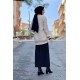 Moda Çizgi Triko Hırka