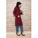 Moda Çizgi Desenli Tunik