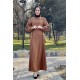 Moda Çizgi Tesettür Elbise