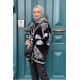 Moda Çizgi Triko Hırka
