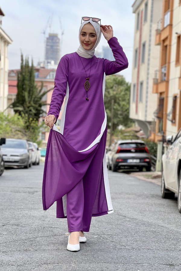 Moda Çizgi Tesettür Takım