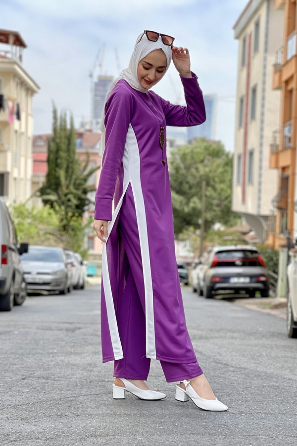 Moda Çizgi Tesettür Takım