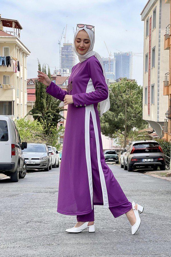 Moda Çizgi Tesettür Takım