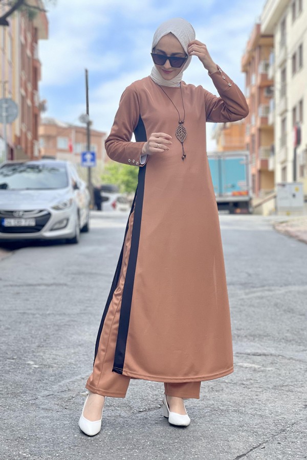 Moda Çizgi Tesettür Takım