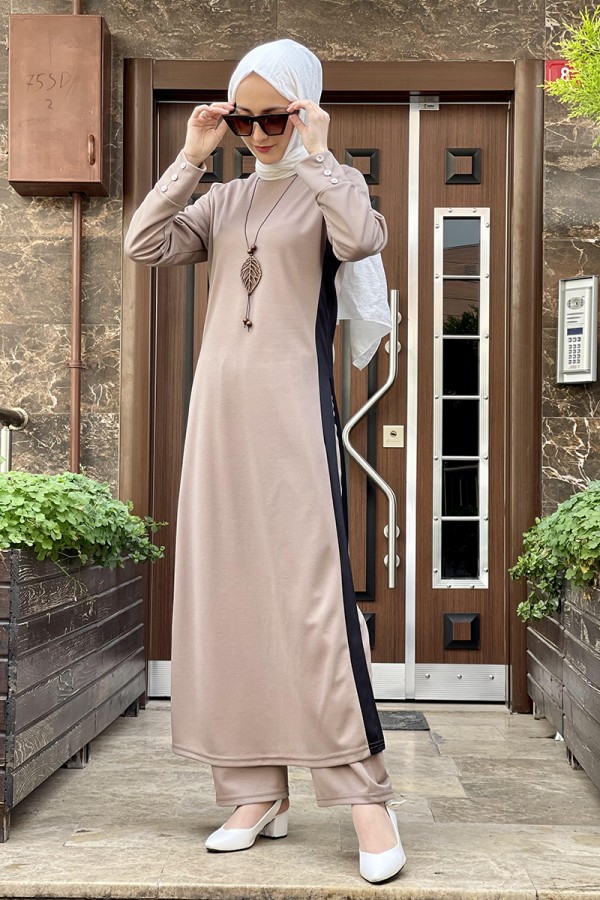 Moda Çizgi Tesettür Takım